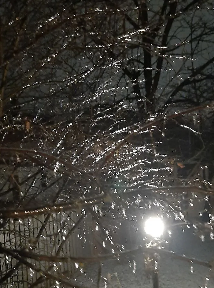 It's Freezing Rain Instead Of Snowing!