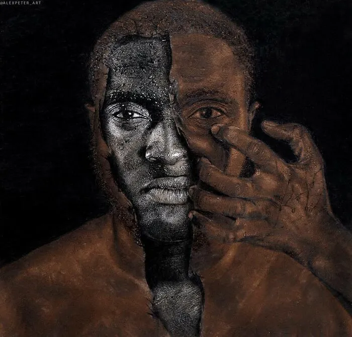 This Nigerian Artist Learned How To Paint With Fire And With Pyrography, He Creates Hyperrealistic Portraits (38 Pics)