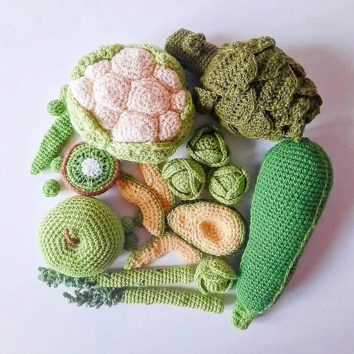 45 Drool-Inducing Crocheted Food Items Made By This Finnish Artist
