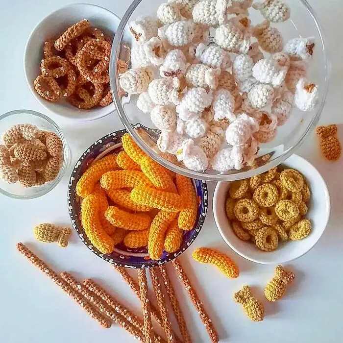 45 Drool-Inducing Crocheted Food Items Made By This Finnish Artist