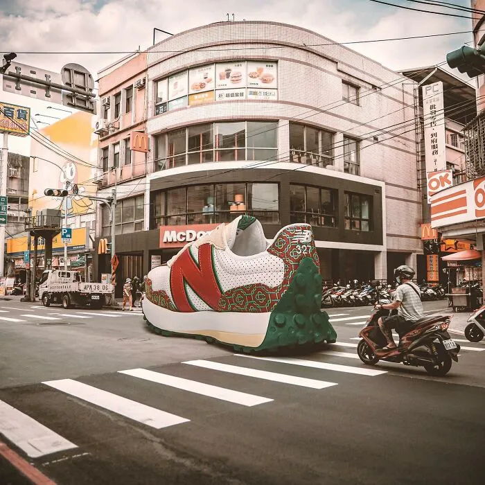 79 Surreal Images Of Sneakers Placed In Some Very Interesting Locations By Carlos Jiménez Varela