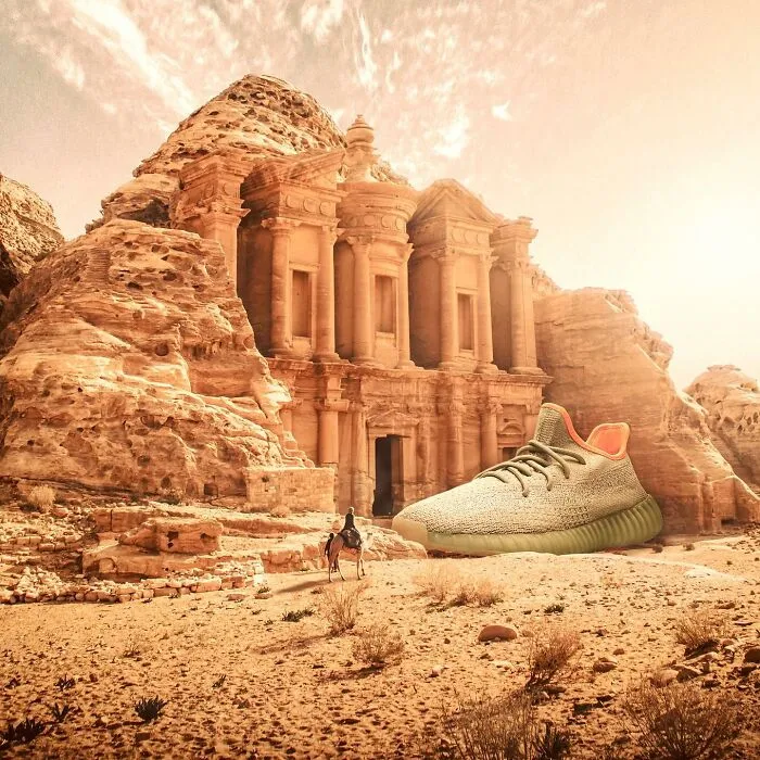 79 Surreal Images Of Sneakers Placed In Some Very Interesting Locations By Carlos Jiménez Varela