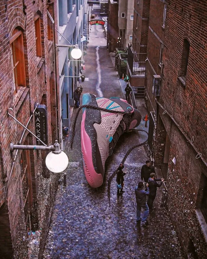 79 Surreal Images Of Sneakers Placed In Some Very Interesting Locations By Carlos Jiménez Varela