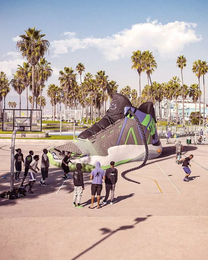 79 Surreal Images Of Sneakers Placed In Some Very Interesting Locations By Carlos Jiménez Varela