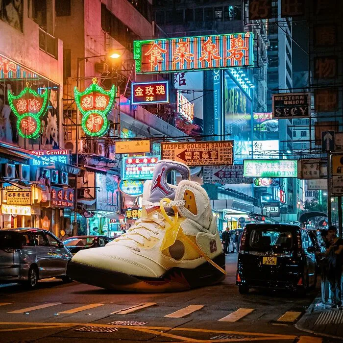 79 Surreal Images Of Sneakers Placed In Some Very Interesting Locations By Carlos Jiménez Varela