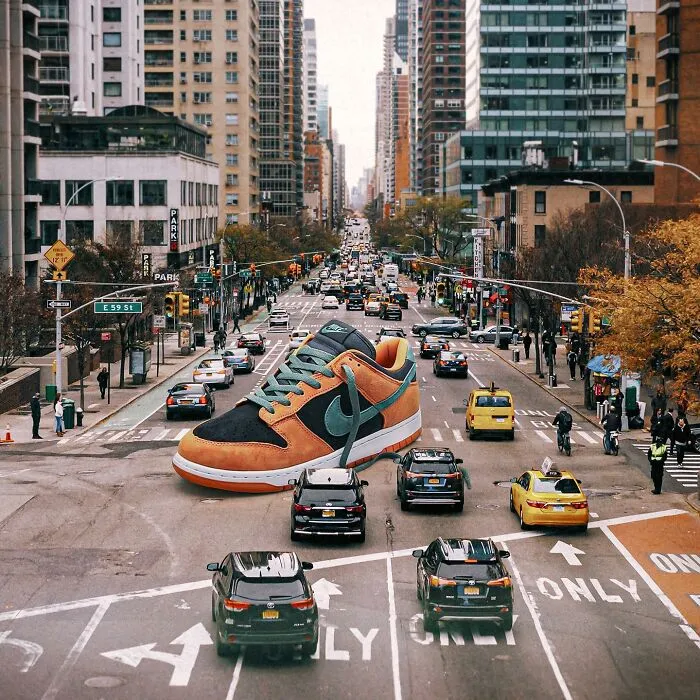 79 Surreal Images Of Sneakers Placed In Some Very Interesting Locations By Carlos Jiménez Varela