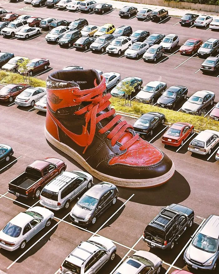 79 Surreal Images Of Sneakers Placed In Some Very Interesting Locations By Carlos Jiménez Varela
