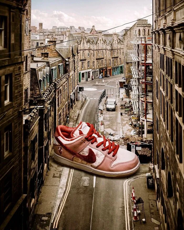 79 Surreal Images Of Sneakers Placed In Some Very Interesting Locations By Carlos Jiménez Varela