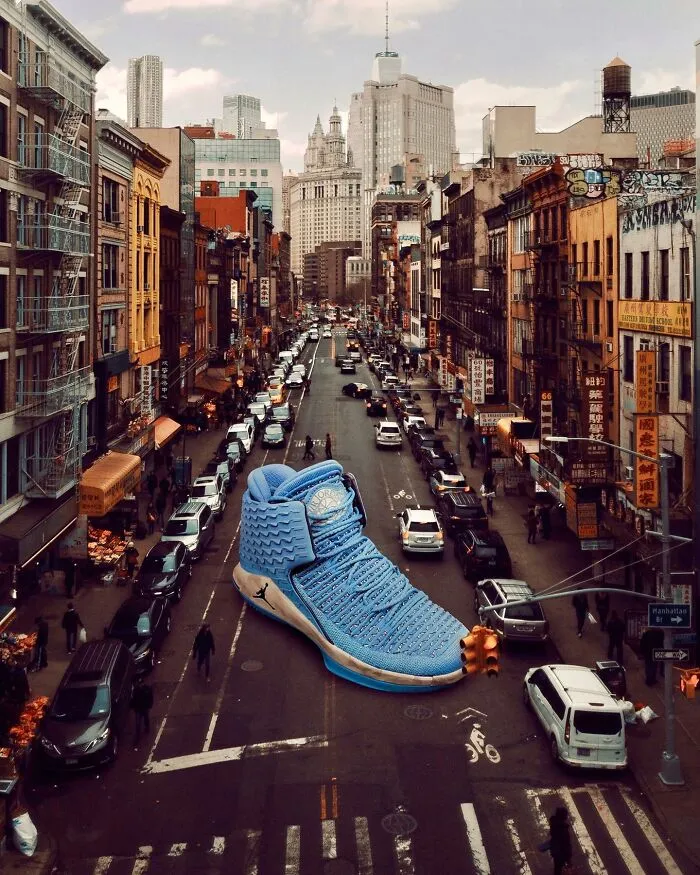 79 Surreal Images Of Sneakers Placed In Some Very Interesting Locations By Carlos Jiménez Varela