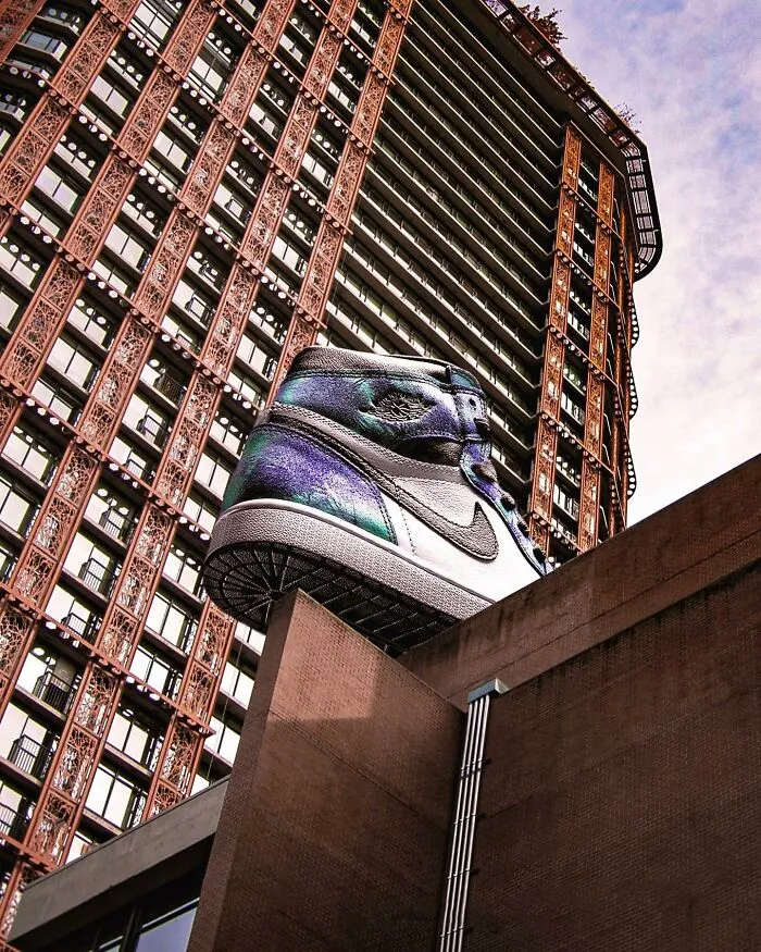 79 Surreal Images Of Sneakers Placed In Some Very Interesting Locations By Carlos Jiménez Varela