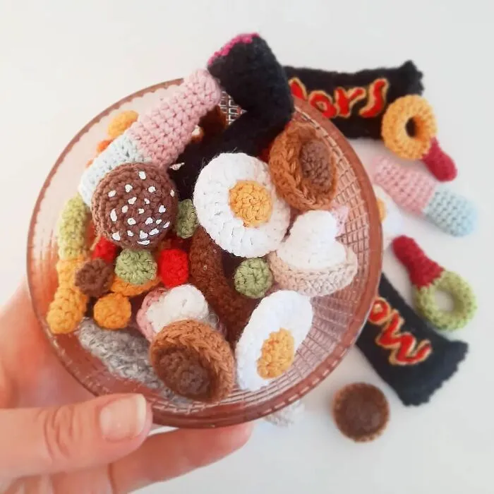 45 Drool-Inducing Crocheted Food Items Made By This Finnish Artist