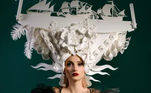 "Mysterious Flying Dutchman": I Make Baroque-Style Paper Wigs (6 Pics)