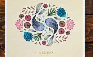 I Used The Symbolism Of Flowers To Represent The Qualities Of Each Star Sign In These 12 Poetic Illustrations