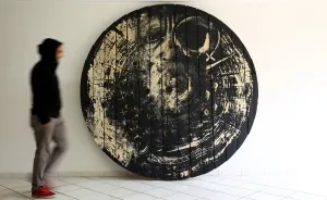 Chronos: I Hand-Carved Old Wooden Cable Spool (9 Pics)