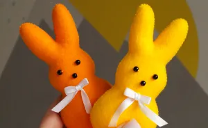 Easter Is Coming, And I'm Getting Ready For It - I Made These Cute Felt Bunnies