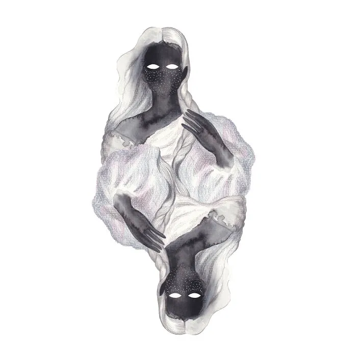 Watercolor Illustration: "Gemini"