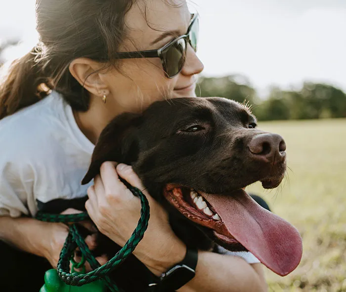 Your Dog Pats Or Hugs You When You’re Crying