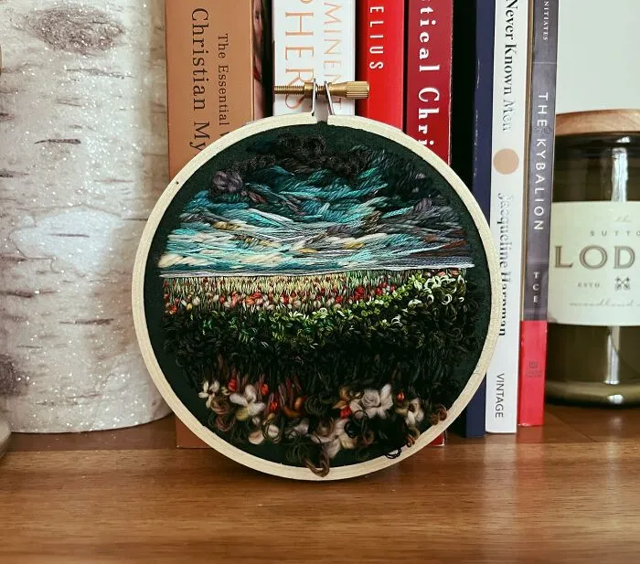 I Am A Textile Artist And I Create Tonal Impressionism Embroideries (14 Pics)
