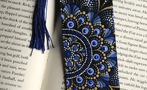 I Paint Wooden Bookmarks With Mandala Dotart.
