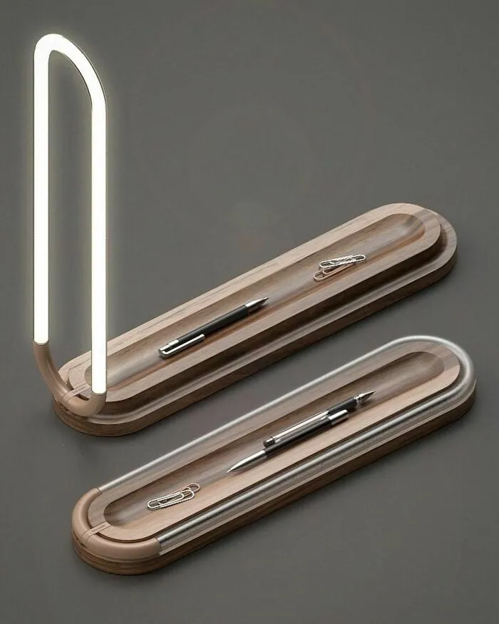 Lámpara de escritorio diseñada por Yohan Lansard Design