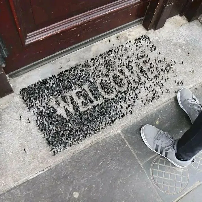 Hand Painted Doormat