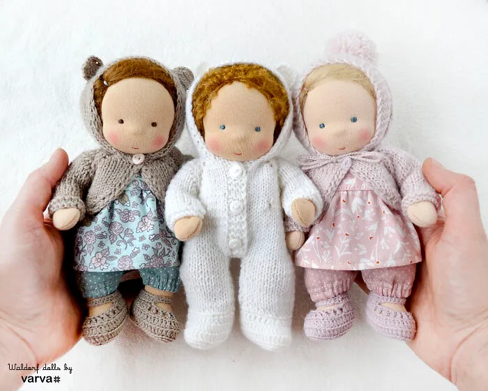 I Create Waldorf Mini Baby Dolls 7 Inch Tall (16 Pics)