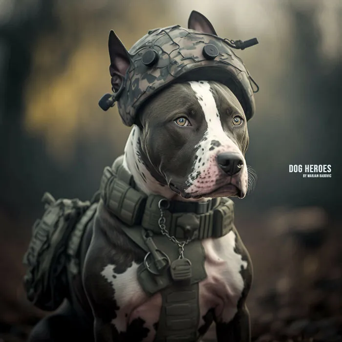 43 Realistic Portraits Of Dogs By Marjan Radovic Showing That They Are The Real Heroes