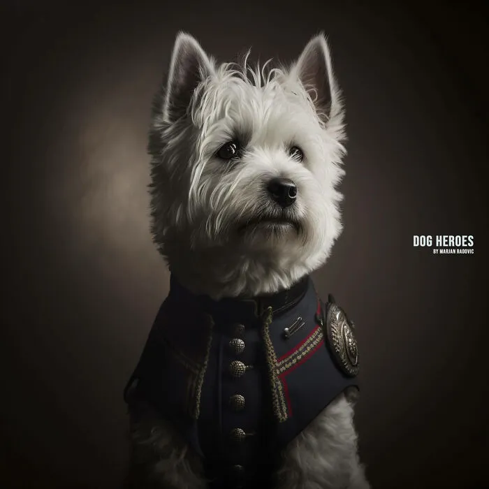 43 Realistic Portraits Of Dogs By Marjan Radovic Showing That They Are The Real Heroes