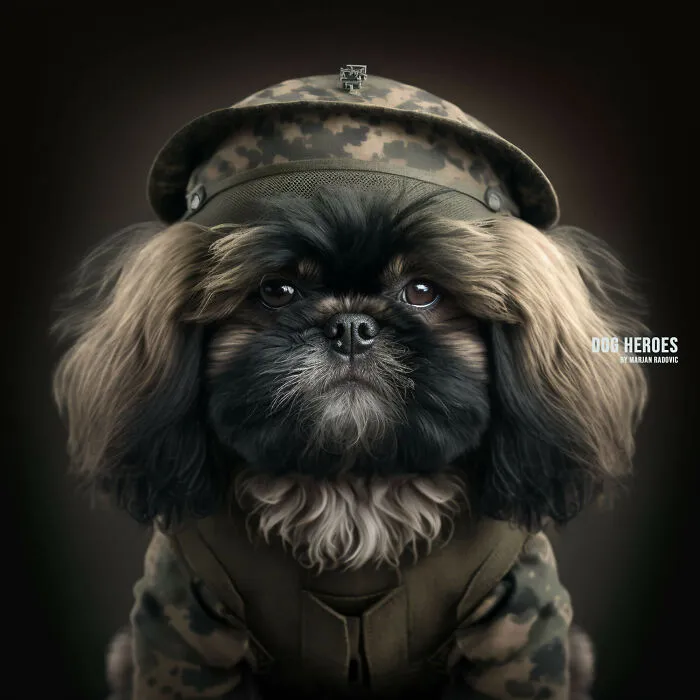 43 Realistic Portraits Of Dogs By Marjan Radovic Showing That They Are The Real Heroes