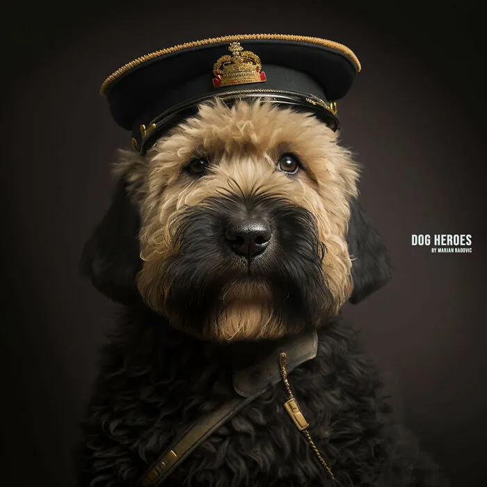 43 Realistic Portraits Of Dogs By Marjan Radovic Showing That They Are The Real Heroes