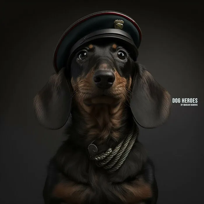43 Realistic Portraits Of Dogs By Marjan Radovic Showing That They Are The Real Heroes