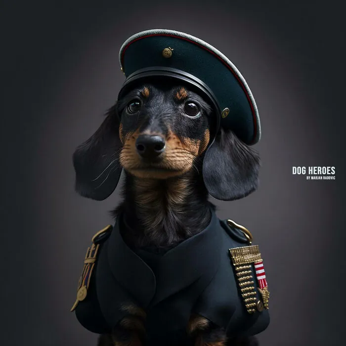 43 Realistic Portraits Of Dogs By Marjan Radovic Showing That They Are The Real Heroes