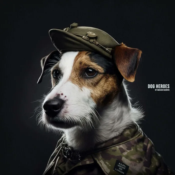 43 Realistic Portraits Of Dogs By Marjan Radovic Showing That They Are The Real Heroes