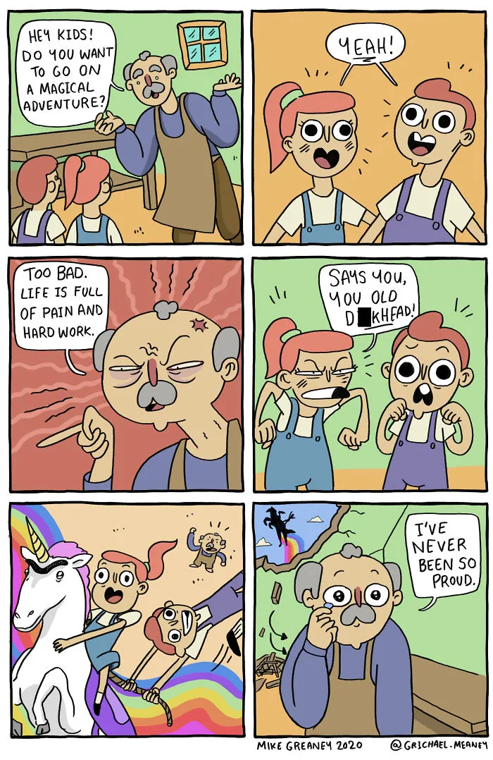 Absurd-Yet-Funny Situations: 30 New Comics By This Artist