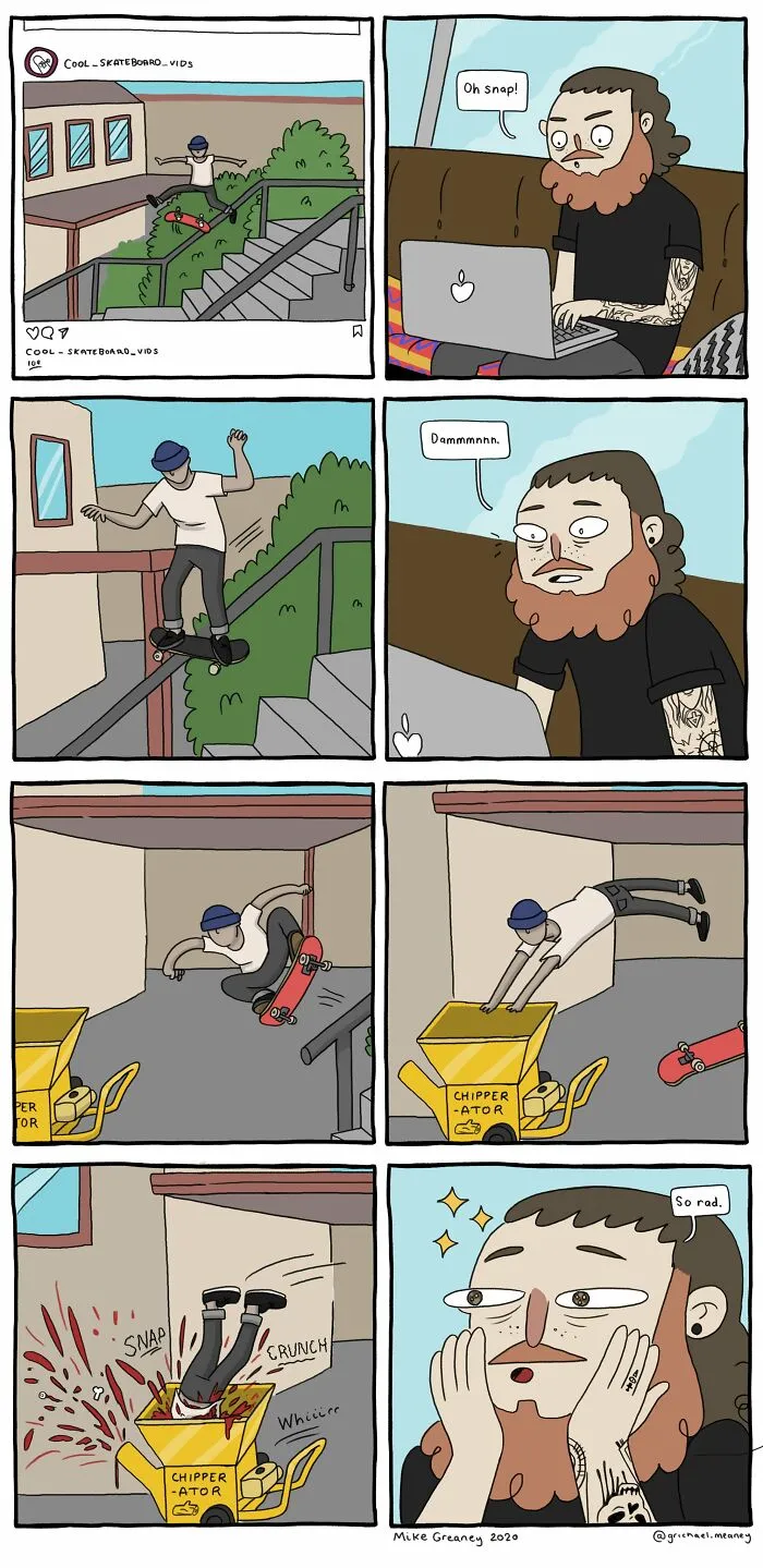 Absurd-Yet-Funny Situations: 30 New Comics By This Artist