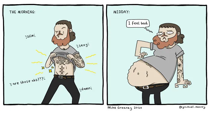 Absurd-Yet-Funny Situations: 30 New Comics By This Artist