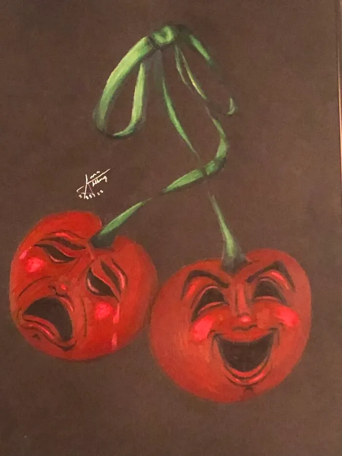 Comedy And Tragedy Cherries 🎭 🍒