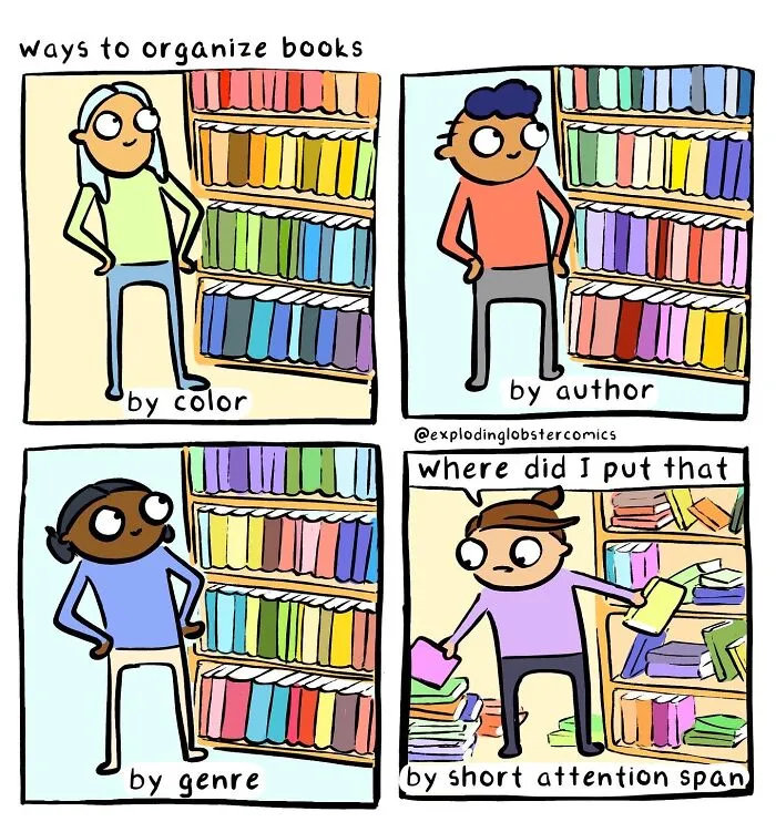 50 Silly-Spooky Comics Depicting My Love For All Things Books, Cats, And Queerness