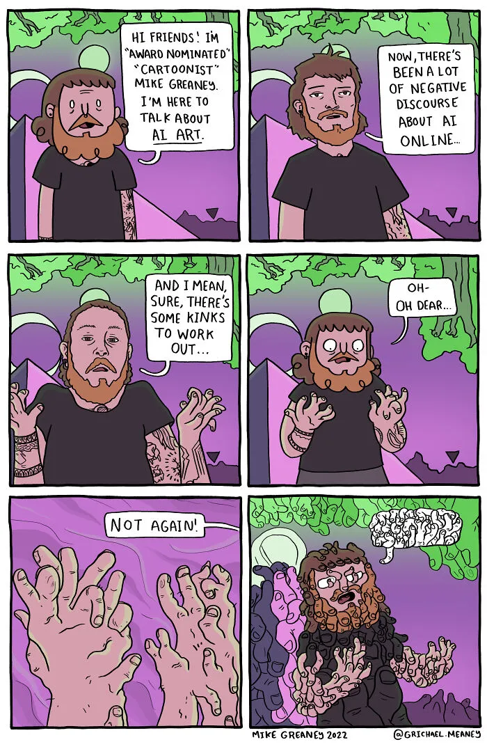 Absurd-Yet-Funny Situations: 30 New Comics By This Artist