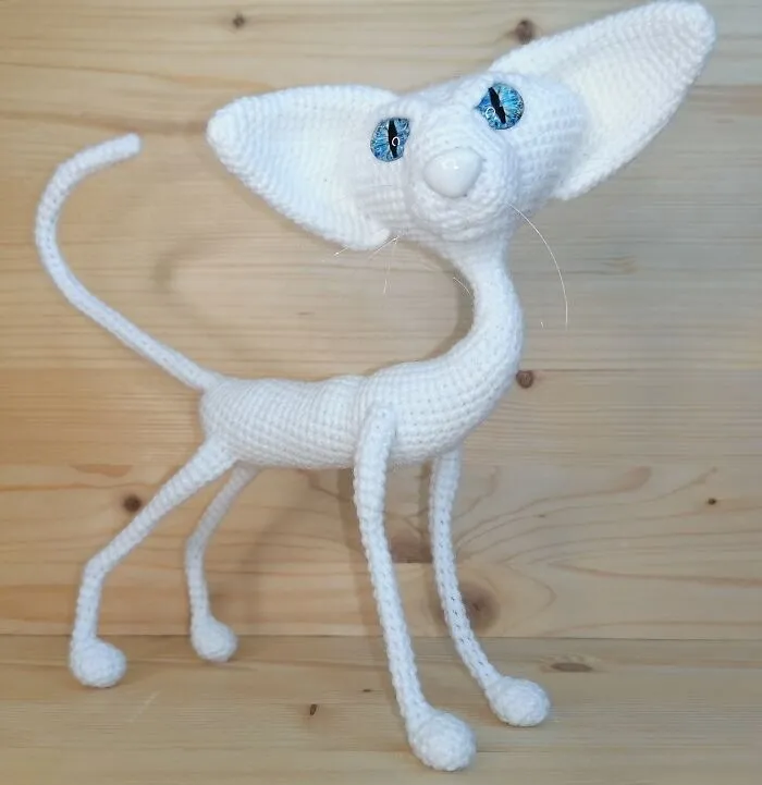 White Oriental Cat