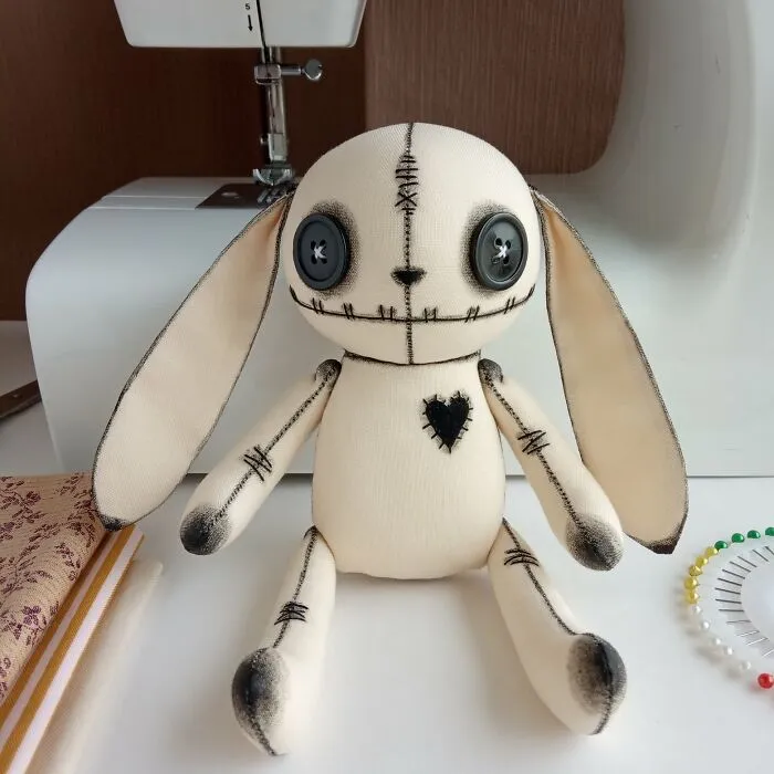 Creepy Cute Stuffed Bunny