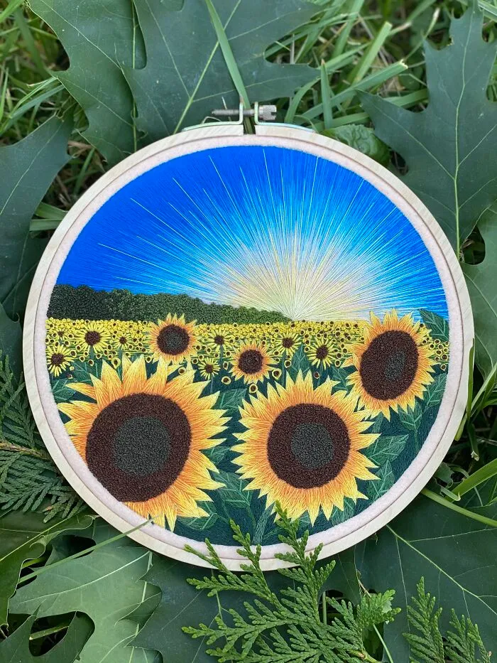 Sunrise Over The Field