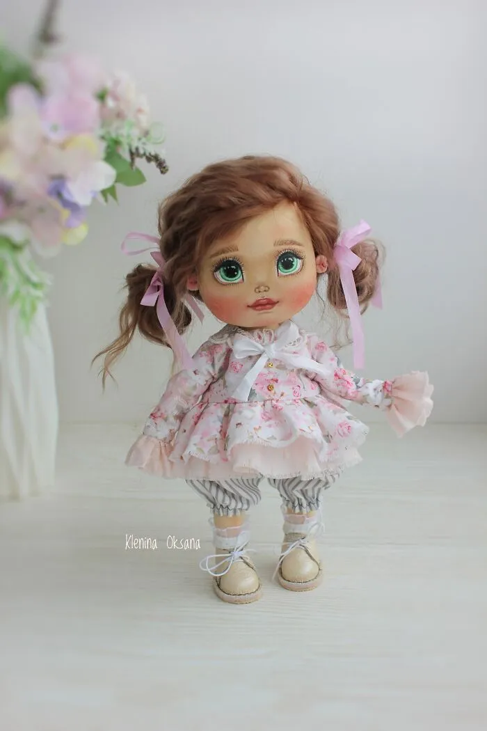 I Create Interior Dolls From Fabric (6 Pics)