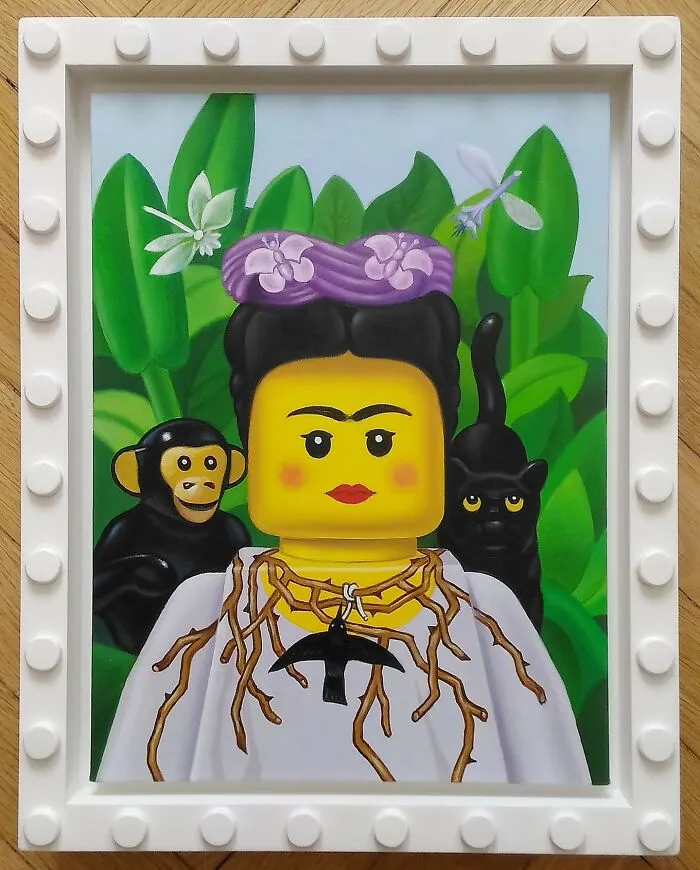 Self-Portrait With Thorn Necklace And Hummingbird By Frida Kahlo