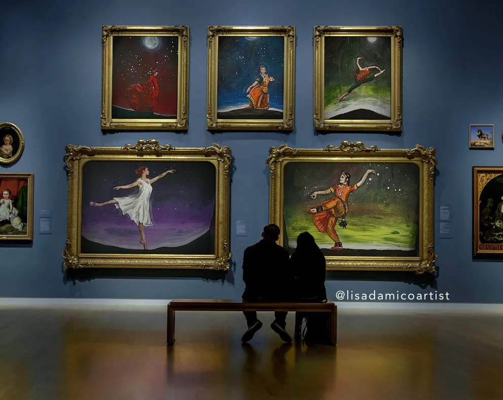 NY Artist Finds Rhythm Painting A Dancer Series