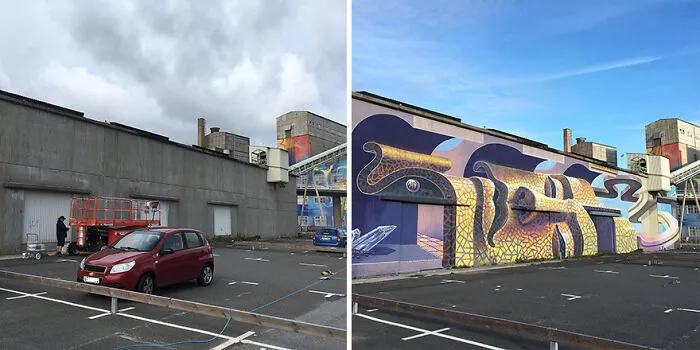 This Balinese Artist Paints Realistic 3D Murals On Dull Building Walls (32 Pics)