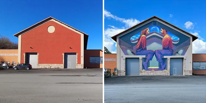 This Balinese Artist Paints Realistic 3D Murals On Dull Building Walls (32 Pics)