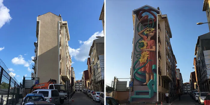 This Balinese Artist Paints Realistic 3D Murals On Dull Building Walls (32 Pics)