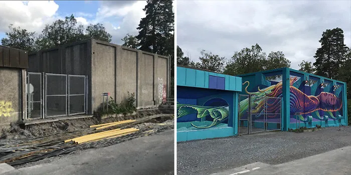 This Balinese Artist Paints Realistic 3D Murals On Dull Building Walls (32 Pics)