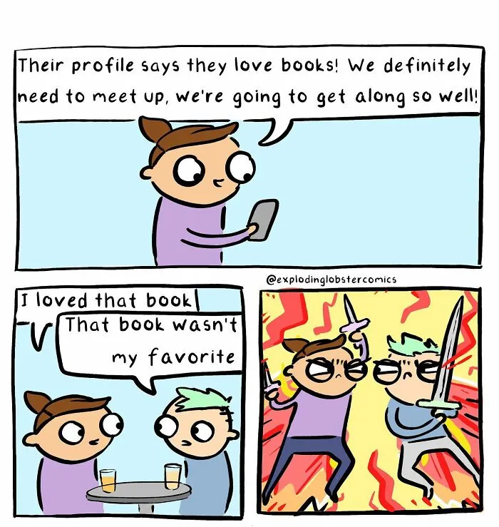 50 Silly-Spooky Comics Depicting My Love For All Things Books, Cats, And Queerness